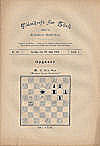 TIDSKRIFT FR SCHACK / 1895 vol 1, no 25