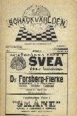 SCHACKVRLDEN / 1929 vol 6, no 1
