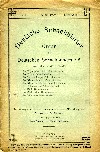 DEUTSCHE SCHACHBLTTER / 1909vol 1, no 1              L/N 6066