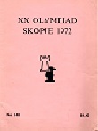 1972 - CHESS PLAYER / SKOPJE OLYMPIAD, paper 360 games